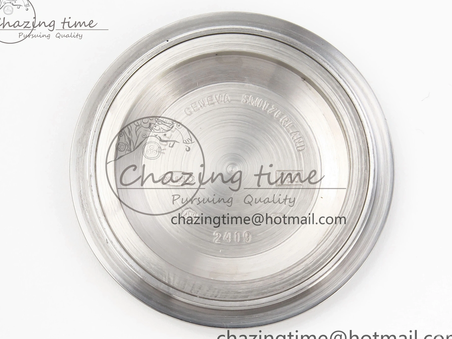 1224 DayDate 40 SS GSF Gain Weight White Roman Dial Diamonds Bezel on President Bracelet A Sustainable 1920